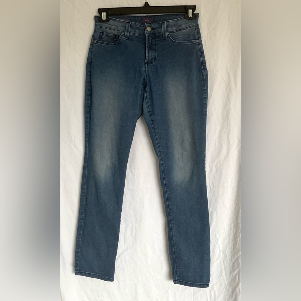NYDJ Samantha Slim Leg Jeans - Dark Blue